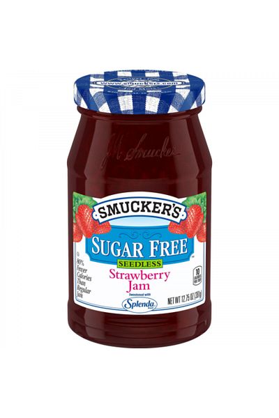 smuckers Pack of 8Seedless Sugar-Free Strawberry Jam