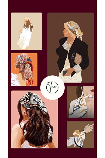 TUA Kaleidoscope Dream Pattern Bandana/Scarf