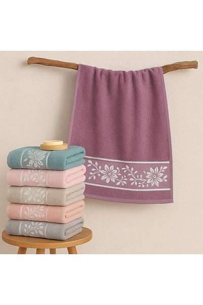 Totem Cotton 6 Piece Hand Face Towel Set 50X85 cm