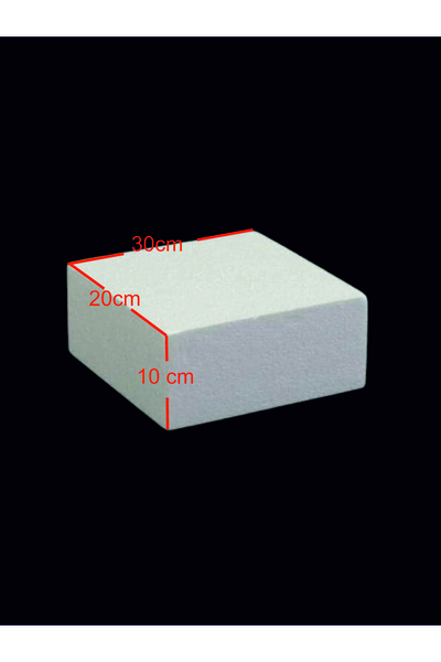 SBK Concept Strafor Maket Pasta Köpüğü 20x30cm 10cm Yükseklik