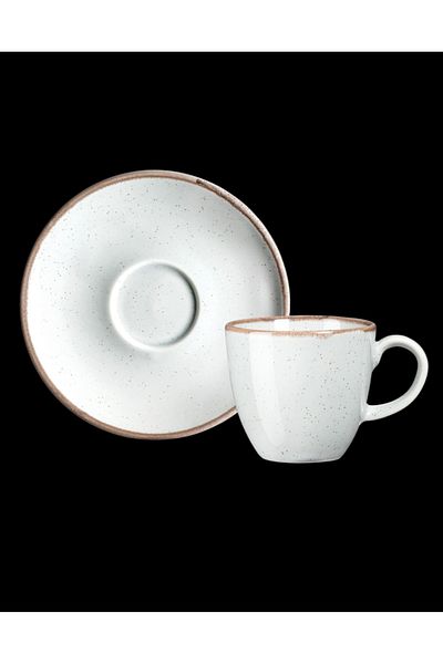 Madame Coco Monde Set of 2 Coffee Cups |   Sleek and Elegant Design, Porcelain, 90 ml