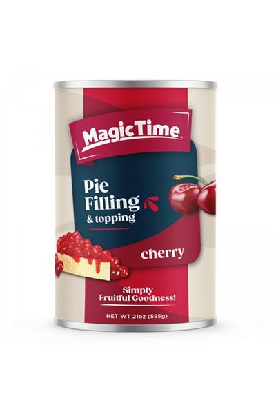 Magic Time عبوة من ١٢ قطعة من حشوة الفطائر والتزيين - كرز