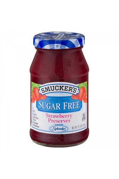 smuckers Pack of 8Sugar-Free Preserves Strawberry