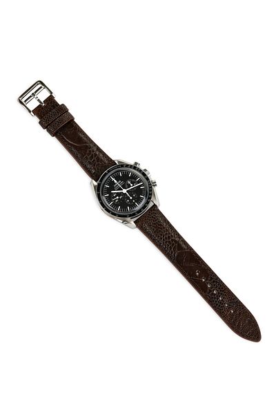 Onywatch 18 mm Leather Watch Band Real Ostrich Skin 18 mm Leather Band 18 mm Watch Strap
