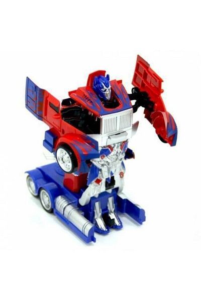 Ailenizin Oyuncakçısı Transformers Transforming into One-Button Robot Optimus Pull and Drop Car