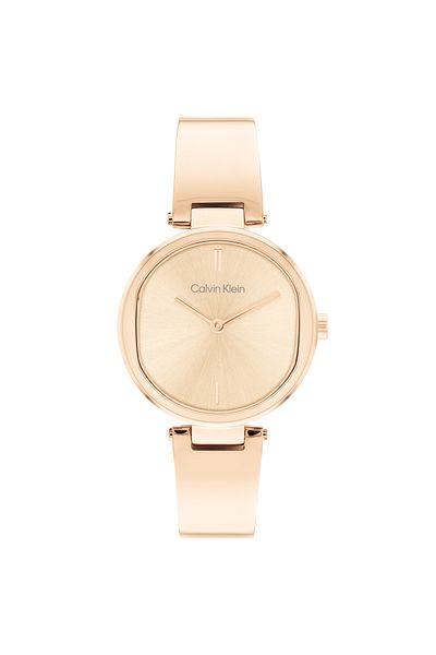 Calvin Klein Women 25200308 Elevated Watch, 30mm, Rose Gold