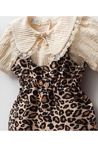 Little Baby Leopard Baby Jumpsuit