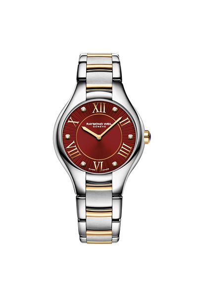 Raymond Weil ساعة يد نسائية مرصعة بالألماس Rw5132stp00456