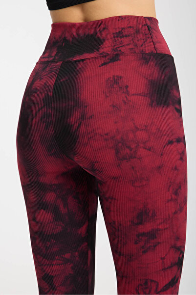 Moda Days Dikişsiz Push-up Toparlayıcı Batik Desen Spor Tayt