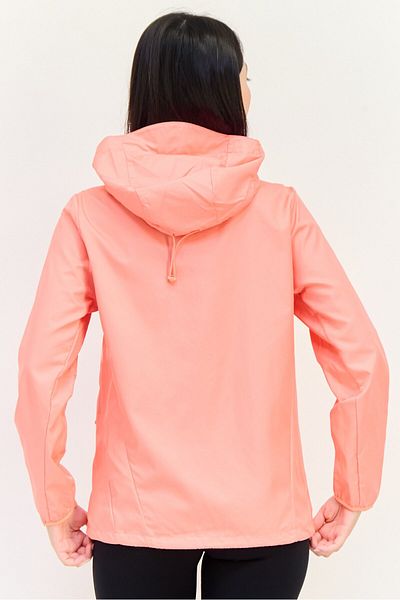 adidas Women Sportswear Fit Long Sleeve Outdoor Jacket, Orange