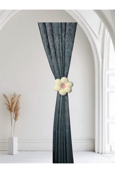 happyteks boutique Curtain Holder Daisy