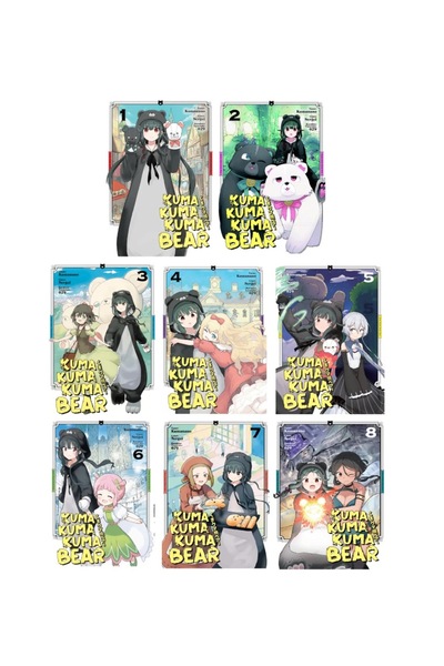 Kayıp Kıta Yayınları Kuma Kuma Kuma Bear 1-2-3-4-5-6-7-8 Manga Seti (EKSİKSİZ...