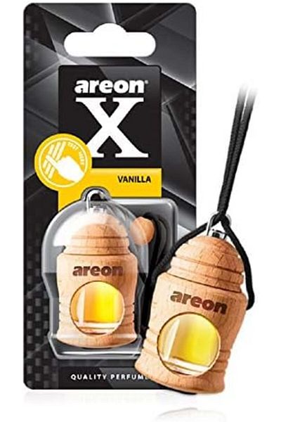 Areon Fresco X FRXV02 Hanging Car and Home Air Freshener, Vanilla (Pack of 3)