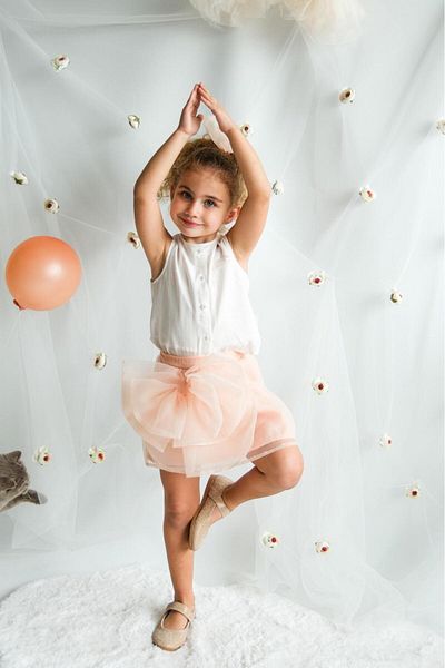 ministok Tina Two Piece Set with Skirt and Hair Accessories
