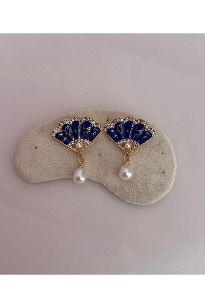 YENGEÇ Fan Model Earrings