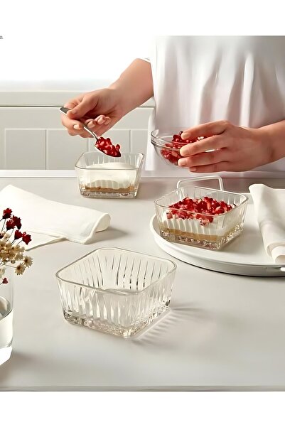 Genel Markalar Çerezlik & Sosluk & Kahvaltılık & Magnoliya Kasesi 4 Adet Kase