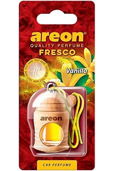 Areon Fresco Hanging Car Air Freshener - Vanilla, Pack of 1, FRTN03