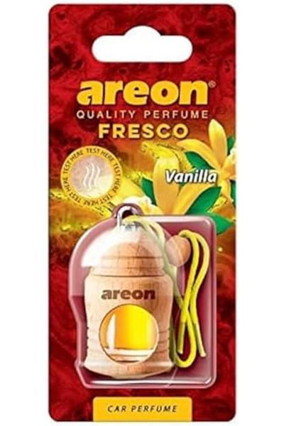 Areon Fresco Hanging Car Air Freshener - Vanilla, Pack of 1, FRTN03
