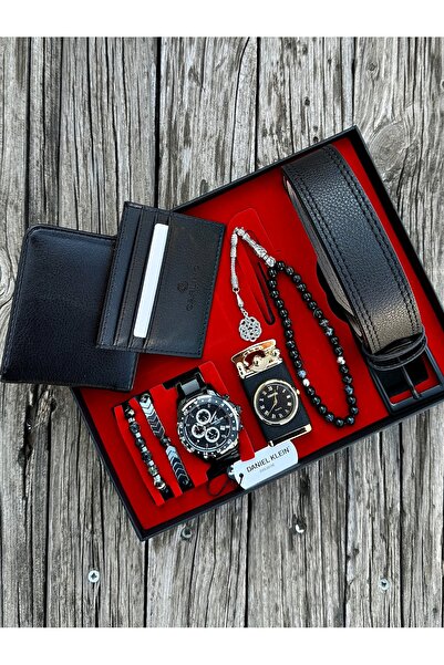 Daniel Klein Su Geçirmez Garantili Çelik Kordon Erkek Kol Saati Doğal Taş Tes...