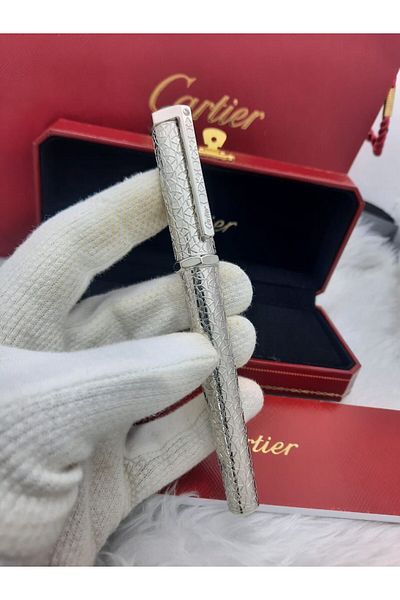 Cartier Felt-Tip Pen - Silver-colored