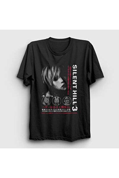 Presmono Unisex Siyah Heather Mason Silent Hill 3 T-Shirt 543053tt