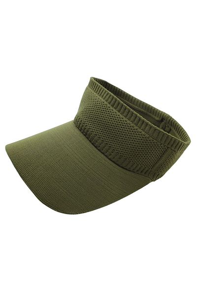 AXE SPORTSWEAR Pălărie cu vizor flexibil verde armată, cu protecție solară UV, șapcă de tenis de plajă zilnică