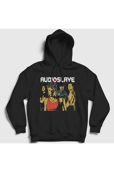 Presmono Унисекс суитшърт с качулка Black Band Rock Audioslave 541751tt