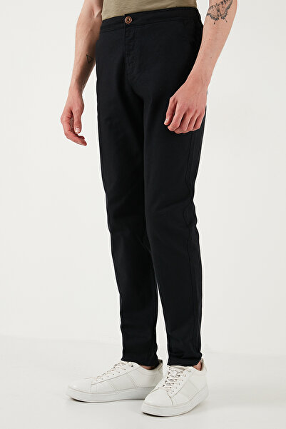 U.S. Polo Assn. U.S. Polo Keten ve Pamuk Karışımlı Regular Fit Normal Bel Düz Paça Pantolon Erkek PANTOLON G081SZ078