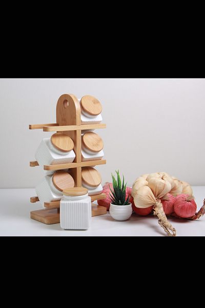 Generic spice jar set