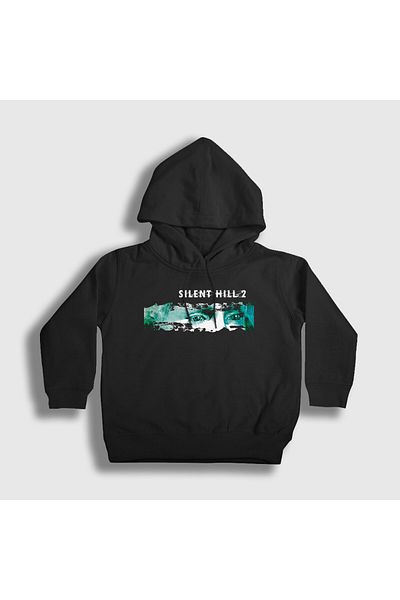 Presmono Unisex Kids Black Cover Game Silent Hill 2 Hooded Sweatshirt 542222Tt