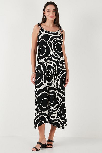 Lela Regular Fit Rope Strap Long Dress Dress 5865732
