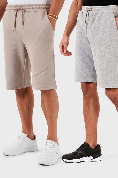 Buratti Cotton Regular Fit Normal Waist Pocket 2 Pack Shorts Men's Shorts 590804142S2