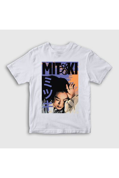 Presmono Tricou unisex pentru copii alb poster muzică Mitski 544712tt