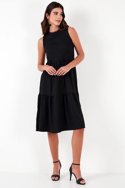 Lela Regular Fit Sleeveless Midi Dress Dress 5869008