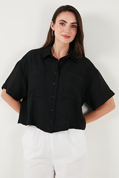 Lela Regular Fit Pocket Detailed Short Sleeve Shirt Shirt 6778568