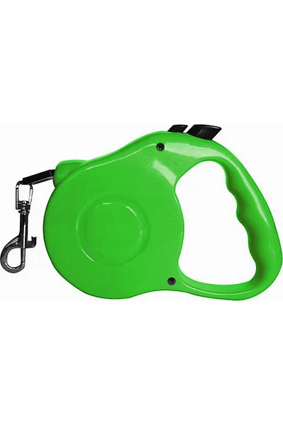 RUBY BOUTİQUE Automatic Dog Walking Leash XS 3 Meters 12 kg Green
