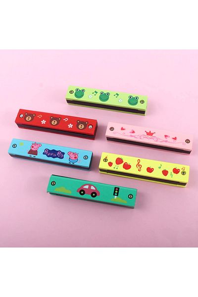 RubyBoutiques Wooden Harmonica - Blc2262-6770