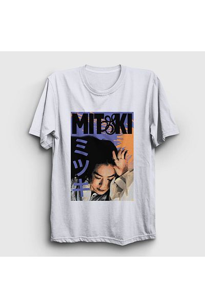 Presmono Unisex Λευκή Αφίσα Μουσική Mitski T-Shirt 544683tt
