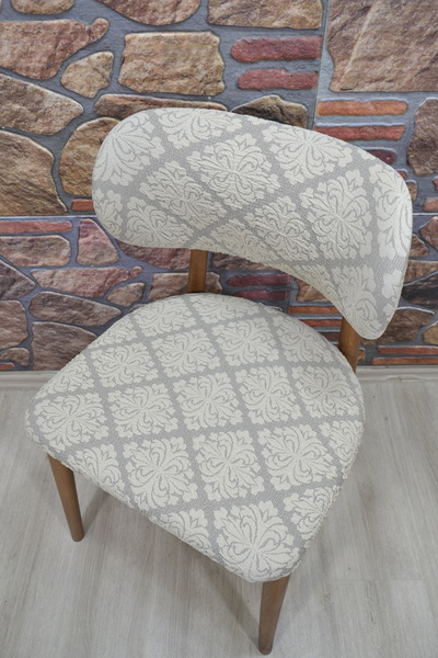kılıfteks Sandalye Kılıfı Jakar Kumaş Buyuk Oval Yenı Model