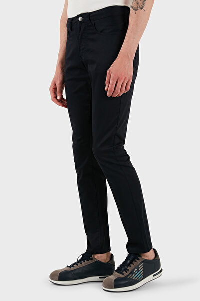 Armani Exchange Stretch Cotton Slim Fit Regular Waist Straight Leg Pants Men's Pants Xm000070 Af13236