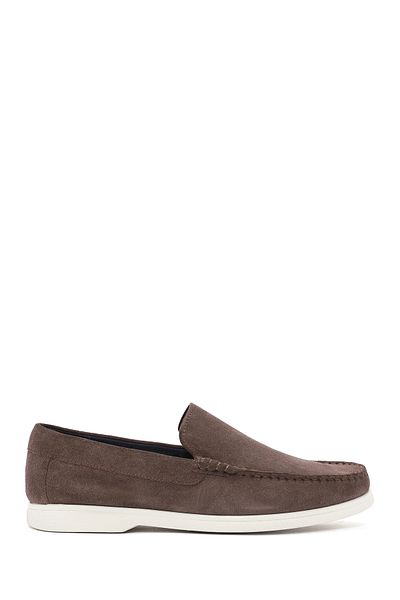 Derimod Fly Men's Mink Suede Leather Loafer 25Sfd631010