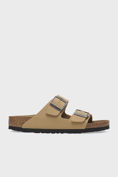 Birkenstock Arizona Bf Nu Double Stripes Suede Pantofle Unisex PANTOFLE 1029151