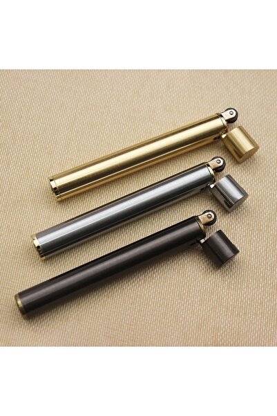 HobiShop Mini Sigara Stil Lüx Çakmak Taşınabilir Doldurulabilir Gazlı Lüx Çakmak