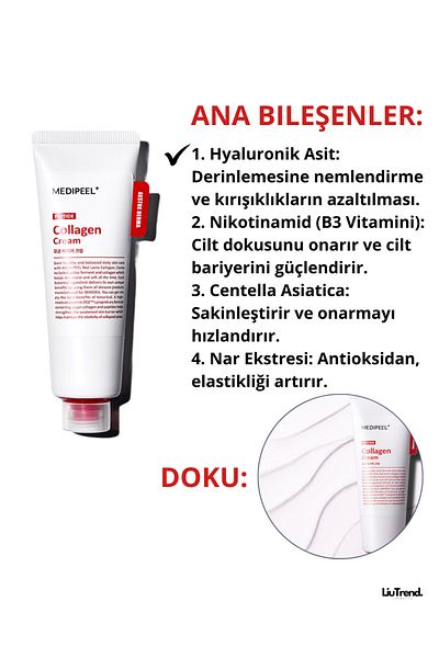 Medipeel Red Lacto Collagen Barrier Cream 80 ml Barrier Cream Containing Collagen and Peptides M0486