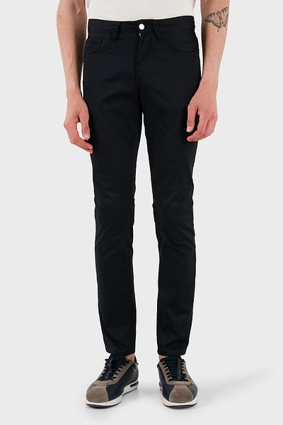 Armani Exchange Stretch Cotton Slim Fit Regular Waist Straight Leg Pants Men's Pants Xm000070 Af13236