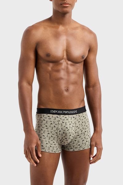 Emporio Armani Με λογότυπο 100% βαμβάκι 3 Πακέτο Boxer Ανδρικά BOXER EM000260 AF10800 MC112