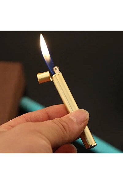 HobiShop Mini Sigara Stil Lüx Çakmak Taşınabilir Doldurulabilir Gazlı Lüx Çakmak