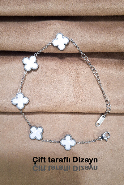 Clover Steel Bracelet