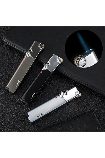 HobiShop Metal Jet ( Pürmüzlü ) Rüzgarda Sönmeyen Lüx Çakmak.