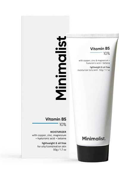 Minimalist 10% Vitamin B5 Gel Face Moisturizer For Oily Skin | Oil-free Fast Absorbing 50 g